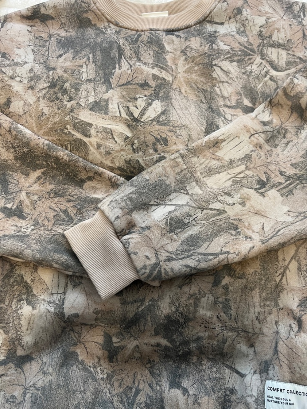 Comfrt Camo Sweater